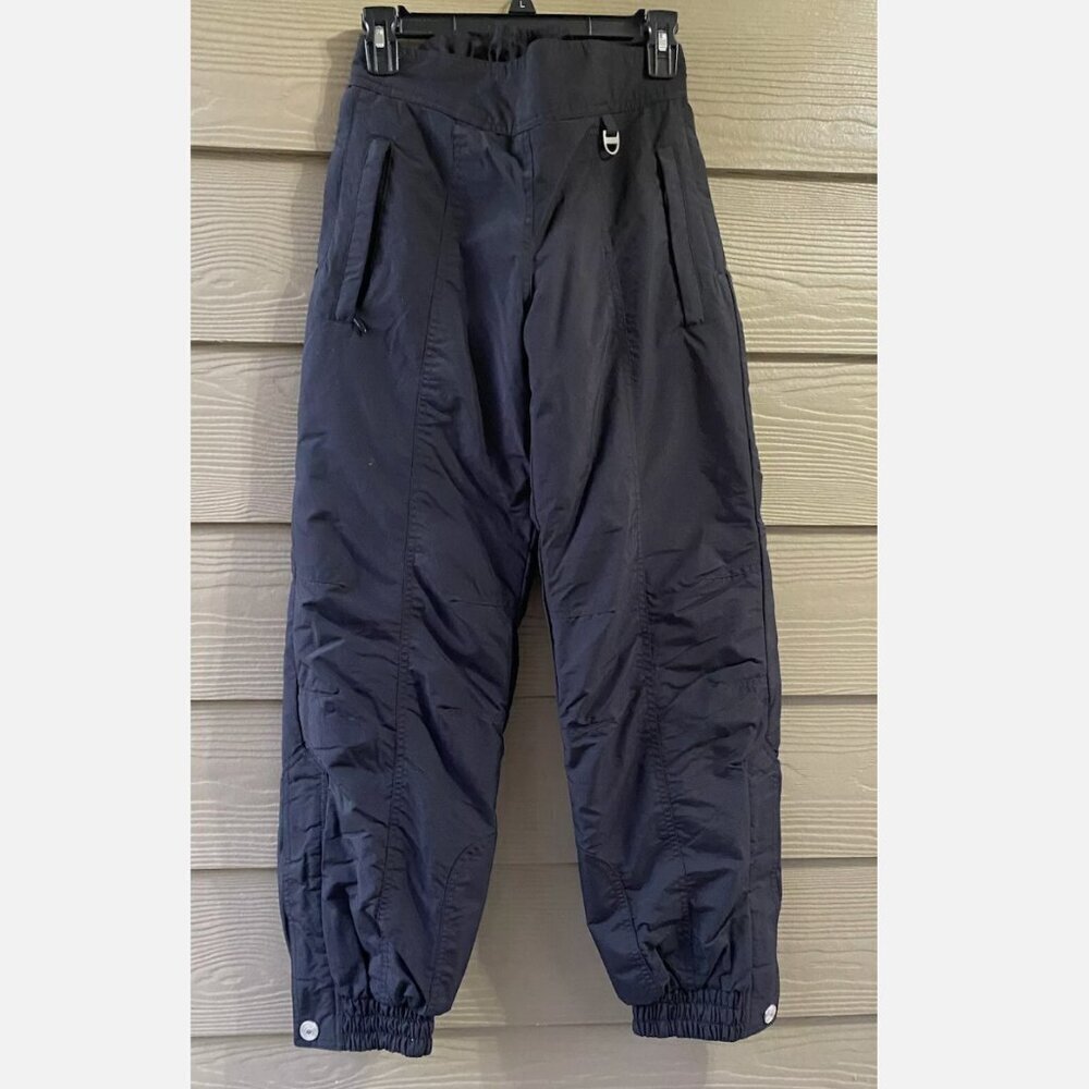 Rawik Skiwear Youth Black Insulated Zippered Pockets Jogger Ski Pants Size L